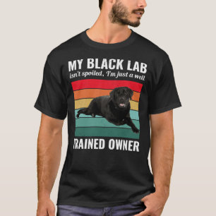 Black Labrador Retriever Dog Lab Owner Trainer Vin T-Shirt