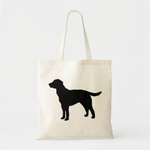 Black Labrador Retriever Dog Tote Bag