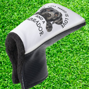 Black Labrador Retriever Golf Head Cover