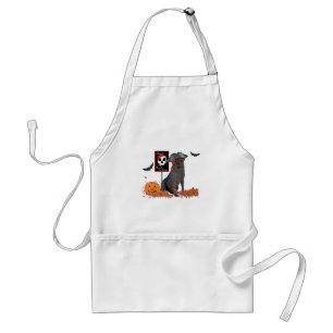 Black Labrador Retriever Halloween Standard Apron