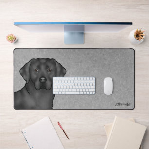 Black Labrador Retriever mignon Cartographie Lab C