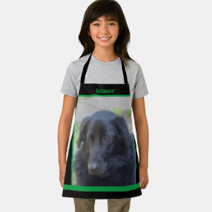 Black Labrador Retriever Personalized Apron