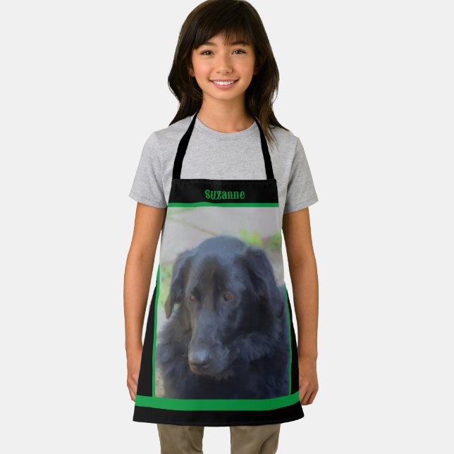 Black Labrador Retriever Personalized Apron (Insitu)