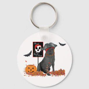 Black Labrador Retriever Pirate Keychain