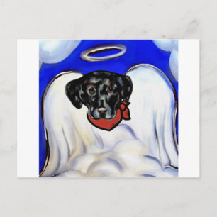 Black Labrador Retriever Postcard