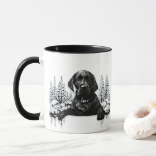 Black Labrador Retriever puppy Mug
