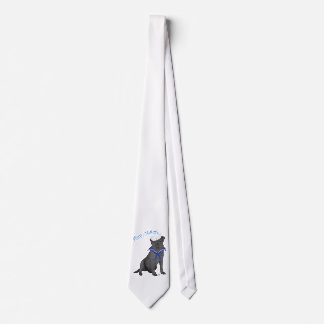 Black Labrador Retriever Sailor Tie (Front)
