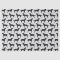 Black Labrador Retriever Silhouettes Pattern