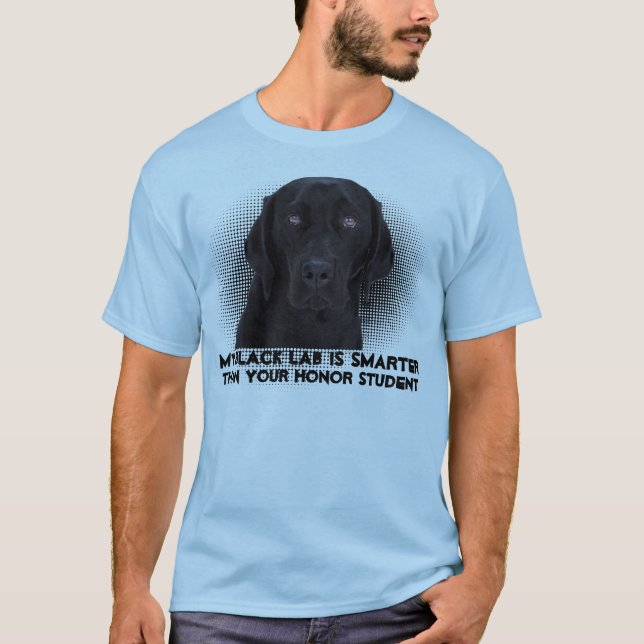 Black Labrador Retriever T-Shirt (Front)