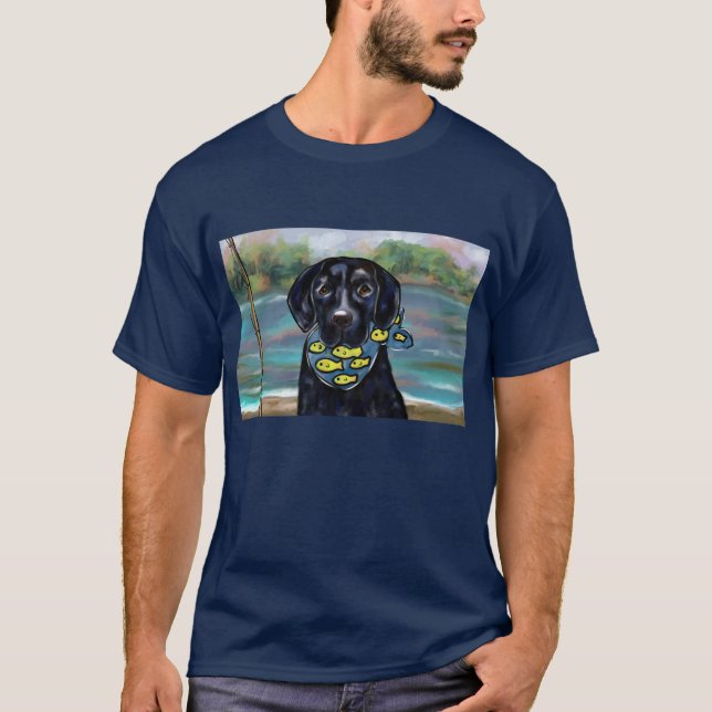 BLACK LABRADOR RETRIEVER T-Shirt (Front)