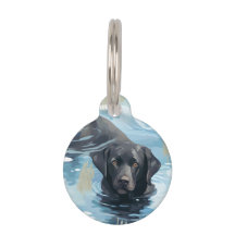 Black Labrador Swimming Pattern
