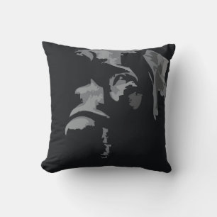 Black Labrador Throw Pillow
