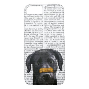 Black Labrador With Bone on Nose Case-Mate iPhone Case