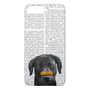 Black Labrador With Bone on Nose Case-Mate iPhone Case