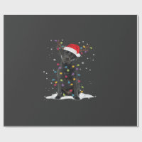 Black Labrador Xmas Dog Christmas Tree Light Class