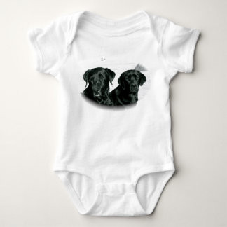 Black Labs Baby Bodysuit