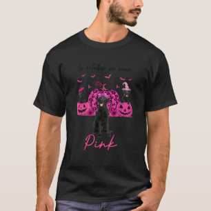 Black Labs Dog Breed In October We Wear Pink Hallo T-Shirt