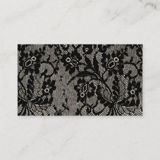 Black Lace Business Card
