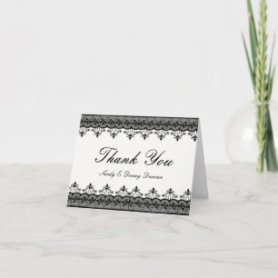 Black Lace Merci Cartes