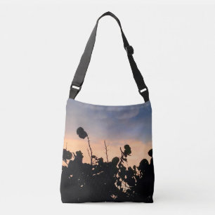 Black Lace Sunset Crossbody Bag