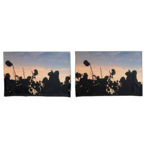 Black Lace Sunset Pillowcase