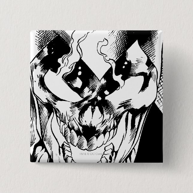 Black Lantern 2 Inch Square Button (Front)