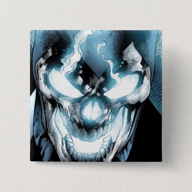 Black Lantern - Colour 2 Inch Square Button (Front)