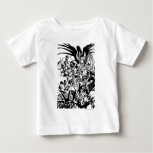 Black Lantern Corps - Black and White Baby T-Shirt