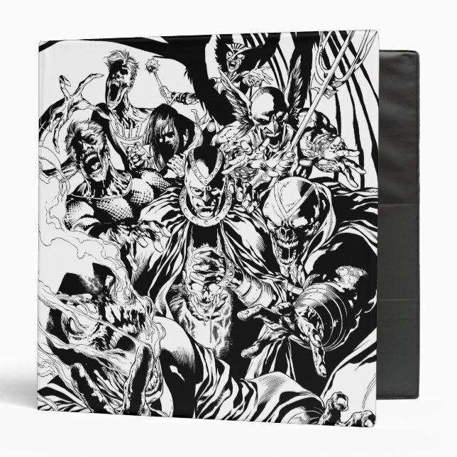 Black Lantern Corps - Black and White Binder (Front/Inside)