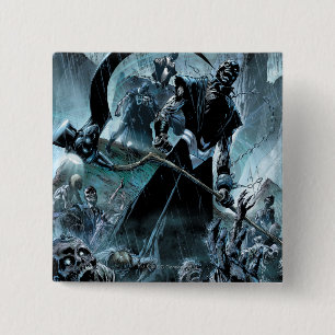 Black Lantern Corps Panel 2 Inch Square Button