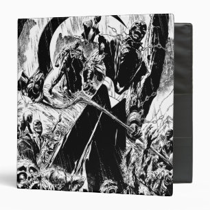 Black Lantern Corps Panel - Black and White Binder
