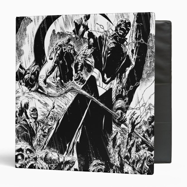 Black Lantern Corps Panel - Black and White Binder (Front/Inside)