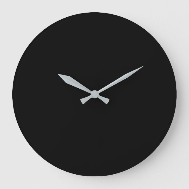 Black Large Clock (Front)
