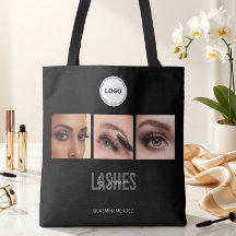 Black Lashes Studio Photo Collage Elegant Logo