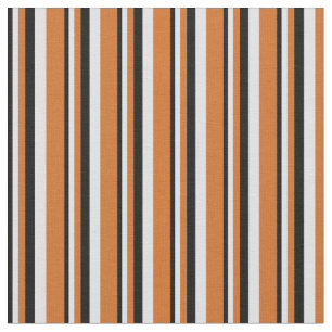 Black, Lavender & Chocolate Stripes/Lines Pattern Fabric
