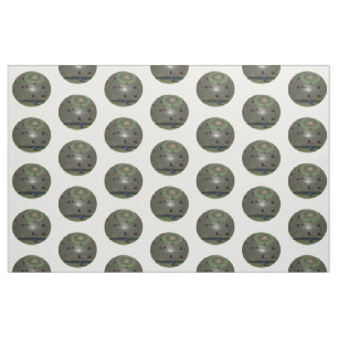 Black Lawn Bowl Pattern, Fabric