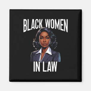 Black Lawyer African American Attorney Black Histo Magnet