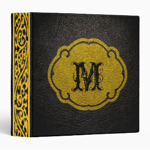 Black Leather Binder