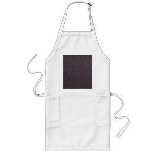 Black Leather Long Apron