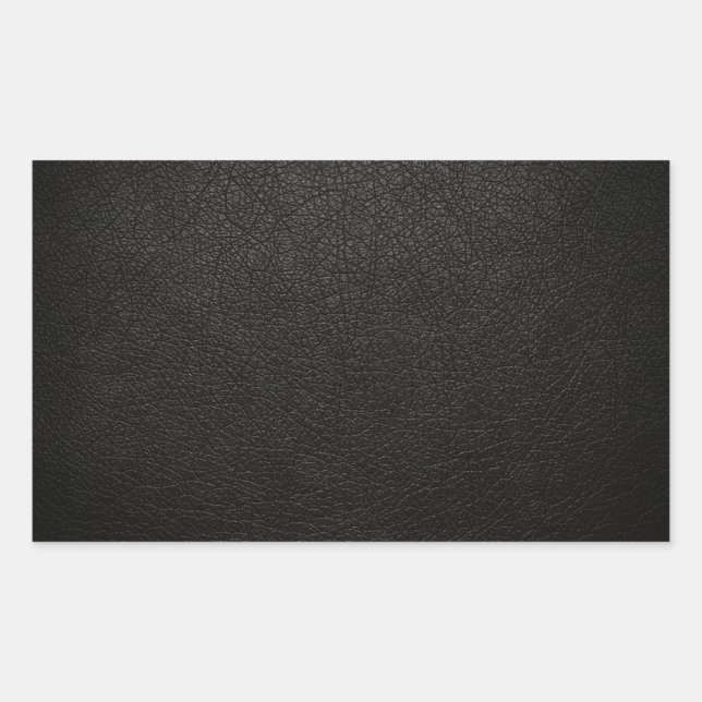 Black Leather Texture Background Sticker (Front)