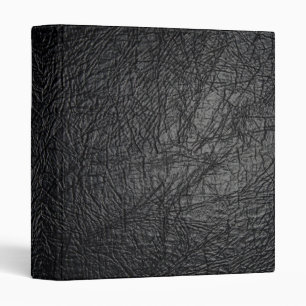 black leather texture binder