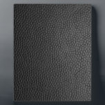 Black Leather Texture Plaque<br><div class="desc">A black leather texture</div>