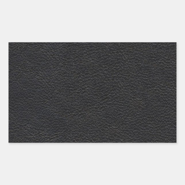 Black Leather Texture Sticker (Front)