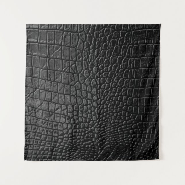 Black leather texture tapestry (Front)