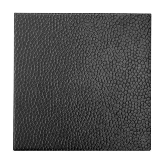 Black Leather Texture Tile (Front)