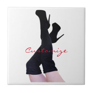 Black Leather Thigh-high Boots Thunder_Cove Tile