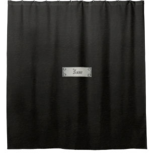 Black Leather With Plaque Bathroom