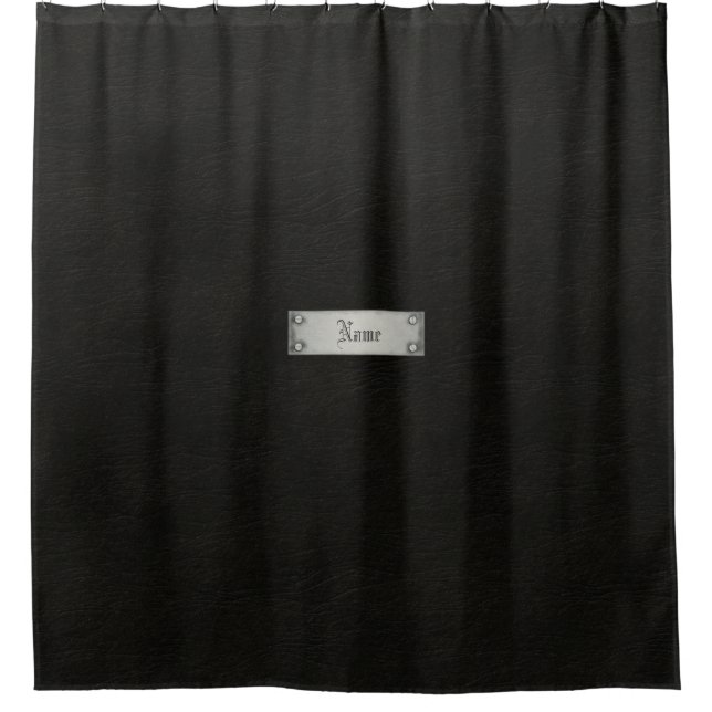 Black Leather With Plaque Bathroom (Front)