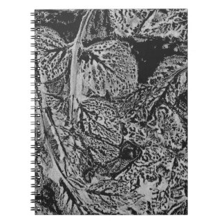 Black leaves notebook