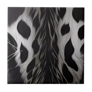Black Leopard Ceramic Tile Sets